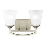 Hanford 2 Light Vanity Light by Generation - 4424502