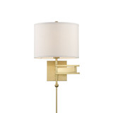 Marshall 1 Light Swing Arm Wall Sconce by Crystorama - MAR-A8031