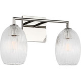 Serafina 2 Light Bath Vanity 9.63 X 16 Inch Wide by Visual Comfort Studio - HV1002