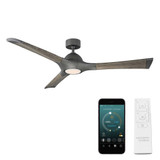 Woody 60 Inch  3 Blade Ceiling Fan with LED Light Kit by Modern Forms - FR-W1814-60L