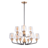 Goblet 9 Light Large 2 Tier Chandelier by Maxim - 26127