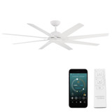 Roboto XL 8 Blade Ceiling Fan 70 Inch Wide by Modern Forms - FR-W2301-70