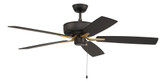 Pro Plus 5 Blade Ceiling Fan 13.52 Inch Tall and 52 Inch Wide by Craftmade - P52