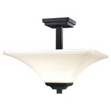 Agilis 2 Light 15.5 Inch Wide Semi Flush Mount by Minka Lavery - 1816