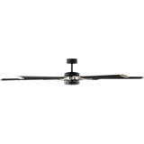Loft 72 Inch 6 Blade Ceiling Fan with Light Kit by VC Fan - 6LFR72D