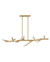 Twiggy 8 Light Oversized Linear Chandelier by Hinkley - 37095
