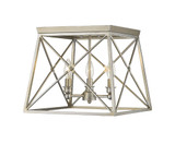 Trestle 3 Light 14 Inch Wide Flush Mount by Z-Lite - 447F14