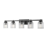 Jacqueline 5 Light Bath Vanity 7.75 Inch Tall and 40.25 Inch Wide by Z Lite - 6101-5V