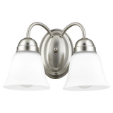 2 Light Wall Sconce 11.75 Inch Wide by Quorum - 5404-2