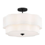 Gwen 5W 4 LED Semi Flush Mount 14 Inch Tall and 20 Inch Wide by Hinkley - 47733