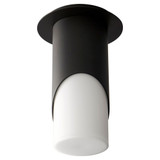 Ellipse 6.1W 1 LED Large Flush Mount 9.25 Inch and 5.88 Inch Wide by Oxygen - 3-354