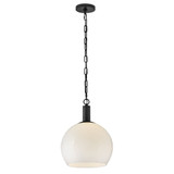 Rivi 12W 1 LED Medium Pendant 17 Inch Tall and 13 Inch Wide by Lark - 84287