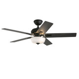 Erikson 5 Blade Ceiling Fan with Light Kit 52 Inches Wide by Kuzco - CF78752-LKW