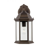 Sevier 1 Light Clear Glass Outdoor Wall Mount 15.88 Inch Tall by Generation - 8938701