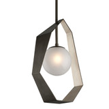 Origami 12W 1 LED Small Pendant by Troy - F554