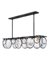Nala 8 Light Oversized Linear Chandelier by Fredrick Ramond - FR31266