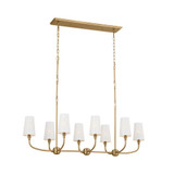 Adeena 8 Light Medium Linear Chandelier by Kichler - 52510