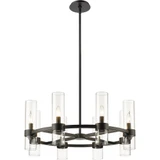 Datus 8 Light Chandelier In Restoration Style 13 x 32 Inches Wide by Z-Lite - 4008-8