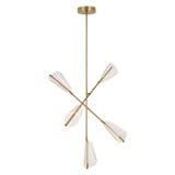 Mulberry Light Oversized Chandelier by Kuzco CH62737-BK/LG - CH62737