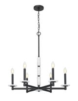 Kaden 6 Light Chandelier 29 Inch Tall and 28 Inch Wide by Z Lite - 3045-6