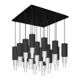 Bordeaux 170W LED Pendant 17.13 Inch Tall and 19.75 Inch Wide by Alora - MP502204-16