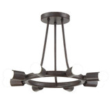 Dakota 8 Light 15 Inch Wide Flush Mount by Crystorama - 9043