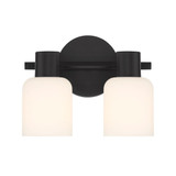 Strand 2 Light Bath Vanity 8 Inch Tall and 10.25 Inch Wide by Savoy House - L8-9022-2