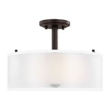 Elmwood Park 2 Light 15 Inch Wide Semi Flush Mount by Generation - 7737302