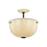 Nevins 1 Light Semi Flush Mount 13 Inch and 14 Inch Wide by Hudson Valley - 3115