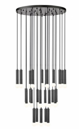 Stari 27 Light Chandelier 11 Inch Tall and 36 Inch Wide by Z Lite - 1956P-27R