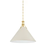Painted No. 2 1 Light Pendant 17.5 Inch and 21 Inch Wide by Hudson Valley - MDS352L