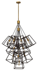 Fulton 13 Light Large Foyer Multi Tier Chandelier by Hinkley - 3358