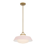 Xander 1 Light Pendant 10 Inch Tall and 16 Inch Wide by Crystorama - XAN-8006