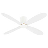 Myriad 4 Blade Flush Mount Ceiling Fan 56 Inches Wide by Oxygen - 3-124