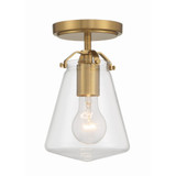 Voss 1 Light 5.75 Inch Wide Semi Flush Mount by Crystorama - VSS-7002_CEILING