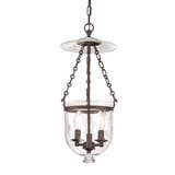 Hampton 3 Light Small Pendant with Star Pattern by Hudson Valley - 252-C3