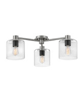 Axel 3 Light 30 Inch Wide Flush Mount by Hinkley - HL4514