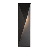 Carbon 1 Light Outdoor Left Wall Sconce 24.9 Inch Tall by Hubbardton Forge - 302042-L
