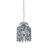 Milieu 1 Light Steel Mini Pendant 9 Inch Tall by Allegri - 11761-955