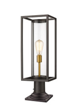 Dunbroch 1 Light Small Outdoor Pier Mount 23.75 Inch Tall by Z-Lite - 584PHMR5