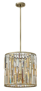 Gemma 3 Light Large Foyer Pendant 16 Inch Wide by Fredrick Ramond - FR33734