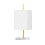 Mikaela 1 Light Table Lamp 18.25 Inches Tall and 7 Inches Wide by Mitzi - HL700201-AGB