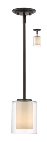 Willow 1 Light Mini Pendant 5.5 x 6.5 Inches by Z Lite - 426MPW