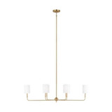 Foxdale 6 Light Oversized Linear Chandelier by Visual Comfort Studio - 3609306