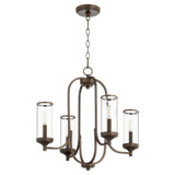 Collins 4 Light Small Chandelier by Quorum - 6044-4