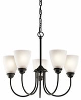 Jolie 5 Light Medium Chandelier by Kichler - 43638