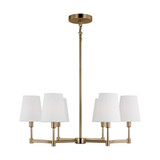 Chatfield 6 Light Medium Chandelier by Generation Lighting - 3001806-201326