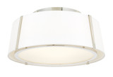 Fulton 3 Light 18 Inch Wide Flush Mount by Crystorama - FUL-905