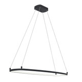 Koloa 1 LED Light Small Round Chandelier by Elan - 84312