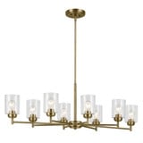 Winslow 8 Light Small Linear Chandelier by Kichler - 44035